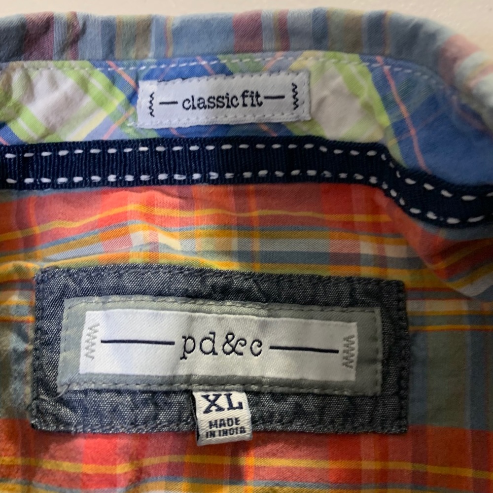 Long sleeve button down pd&c shirt